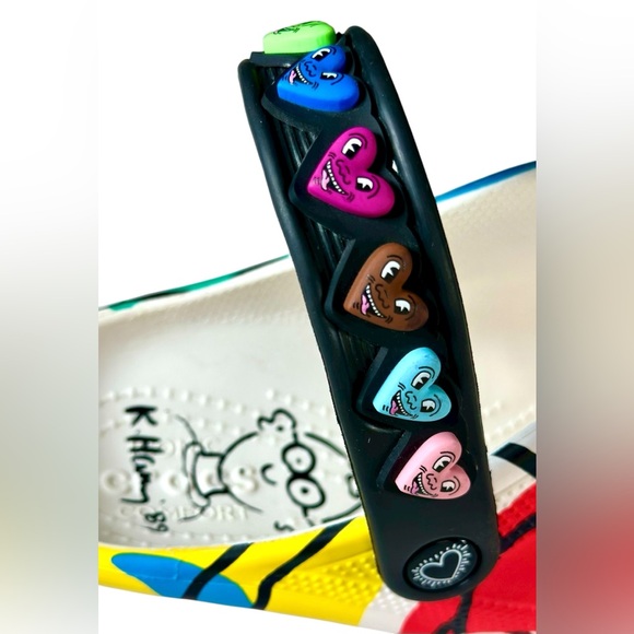 Rare Keith Haring X Crocs Mega Crush Log Limited Edition UNISEX - Picture 13 of 16